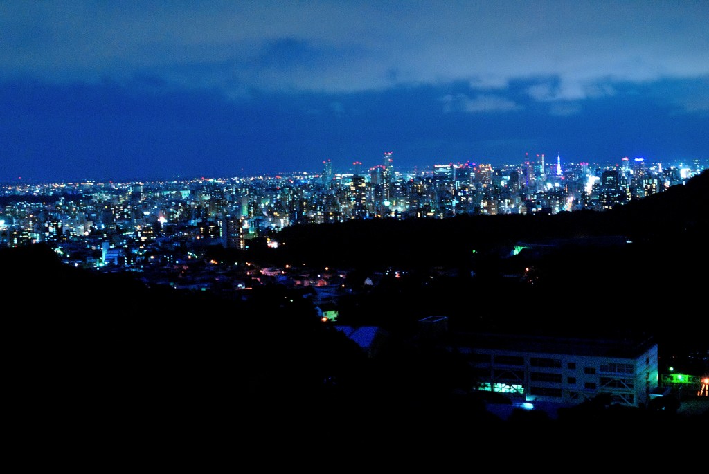荒井山からの札幌夜景